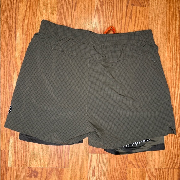 Roark Magnetic Dark Olive Athletic Shorts - Picture 4 of 5